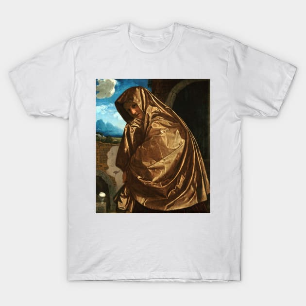 Giovanni Girolamo Savoldo Saint Mary Magdalene at the Sepulchre T-Shirt by pdpress